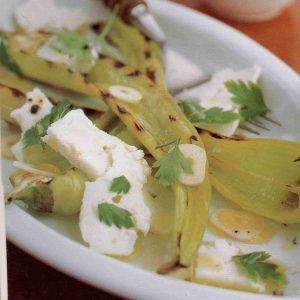 Poivrons frits à la feta