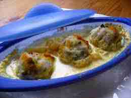 Boulettes de merlan à l'oignon