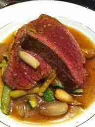 Bœuf maigre aux petits légumes
