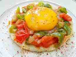 Carpaccio de melon à la gelée de muscat